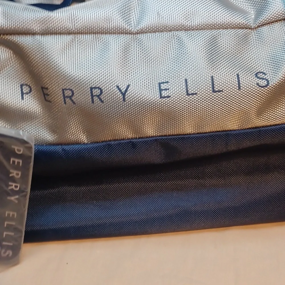 Perry Ellis Blue and Gray Men's Bag
